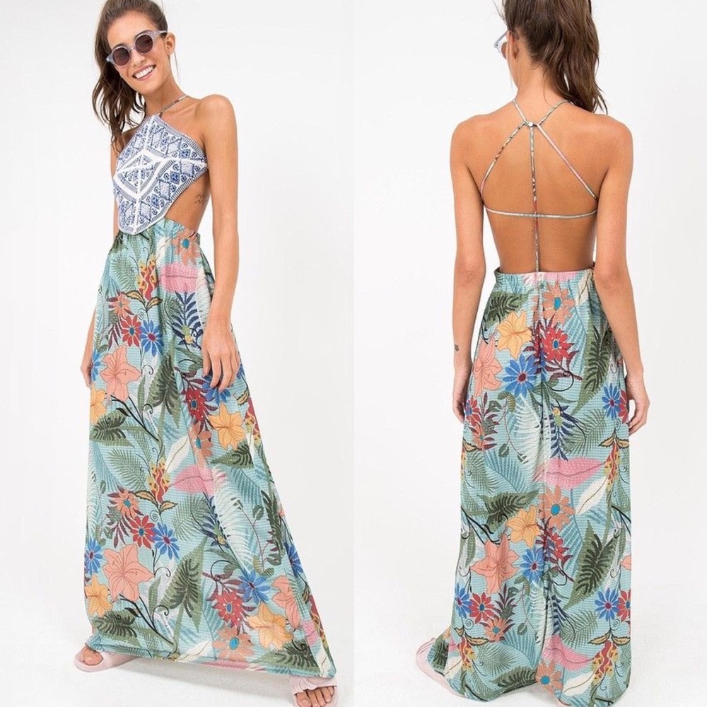 NWOT FarmRio Flor de Pipa Dress